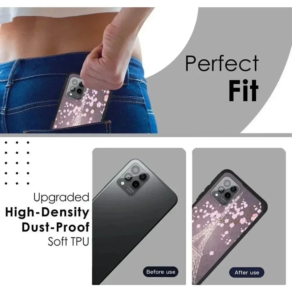 Hybrid Case Cover For Revvl Pro 5G 6.82” Quad Camera‎ Tough Heavy Duty